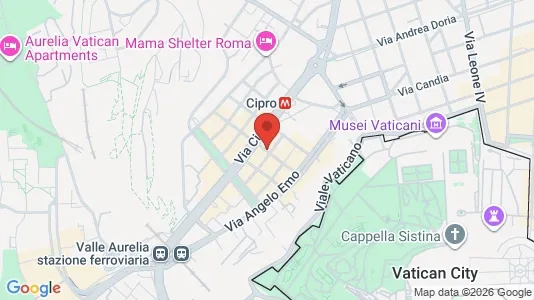 Apartments for rent i Roma Municipio XIV – Monte Mario - kort over placeringen