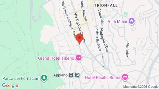 Apartments for rent i Roma Municipio XIV – Monte Mario - kort over placeringen