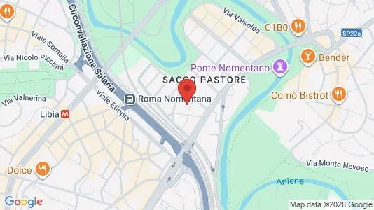 Apartments for rent i Roma Municipio III – Monte Sacro - kort over placeringen