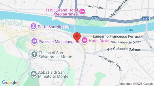 Apartments for rent i Florence - kort over placeringen