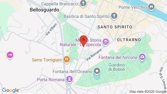 Apartments for rent i Florence - kort over placeringen