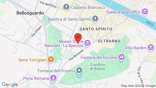 Apartments for rent i Florence - kort over placeringen