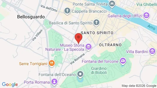 Apartments for rent i Florence - kort over placeringen