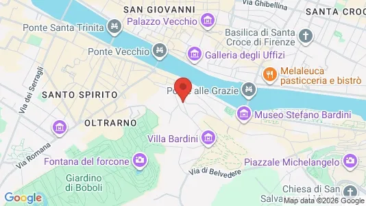 Apartments for rent i Florence - kort over placeringen