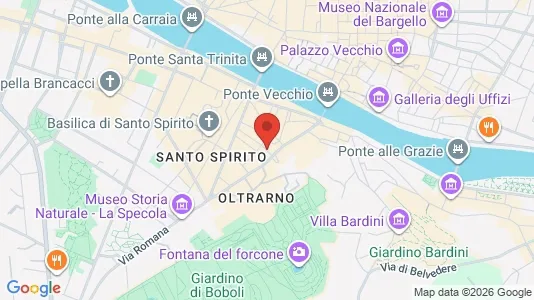 Apartments for rent i Florence - kort over placeringen