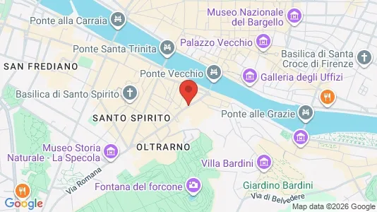 Apartments for rent i Florence - kort over placeringen