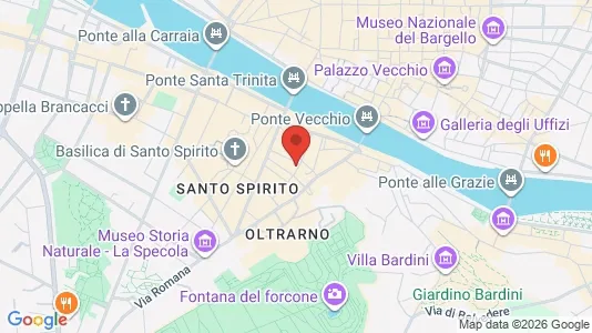 Apartments for rent i Florence - kort over placeringen