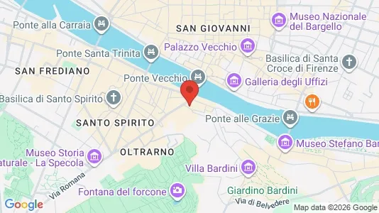 Apartments for rent i Florence - kort over placeringen
