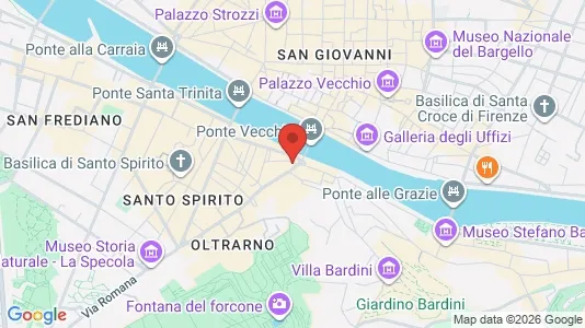 Apartments for rent i Florence - kort over placeringen