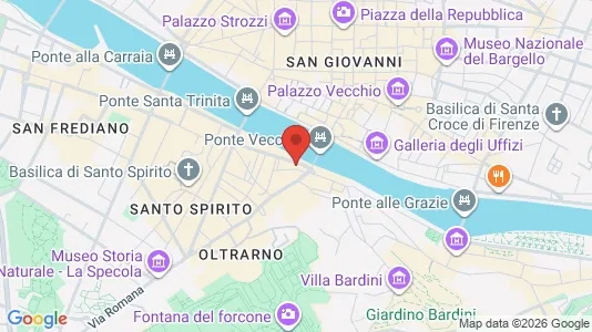 Apartments for rent i Florence - kort over placeringen