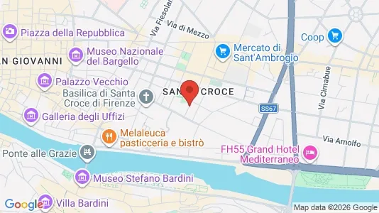 Apartments for rent i Florence - kort over placeringen
