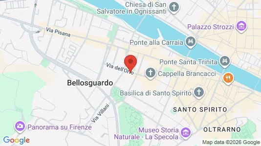 Apartments for rent i Florence - kort over placeringen