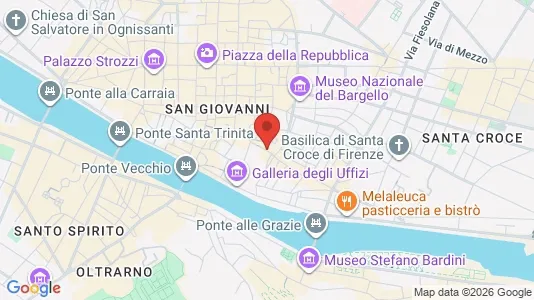 Apartments for rent i Florence - kort over placeringen