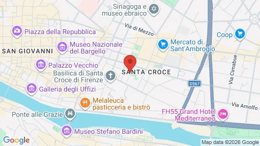 Apartments for rent i Florence - kort over placeringen