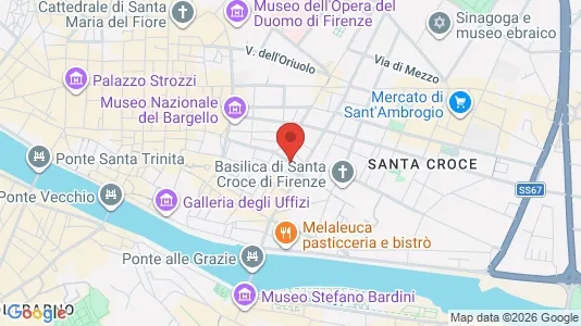 Apartments for rent i Florence - kort over placeringen