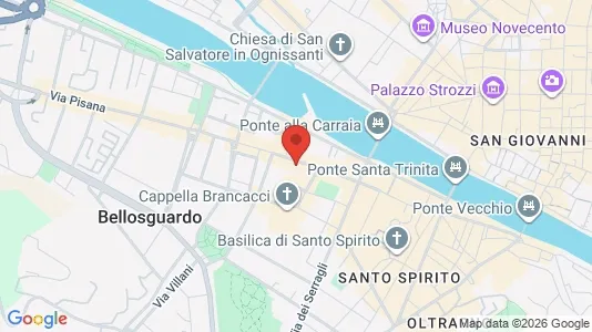 Apartments for rent i Florence - kort over placeringen