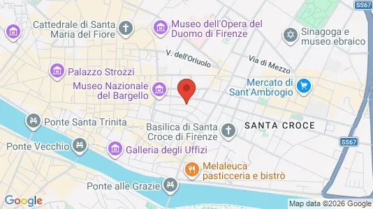 Apartments for rent i Florence - kort over placeringen