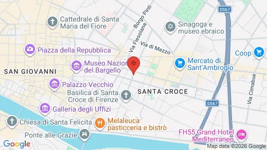Apartments for rent i Florence - kort over placeringen