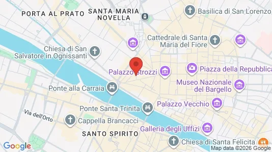 Apartments for rent i Florence - kort over placeringen