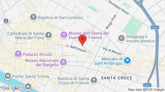 Apartments for rent i Florence - kort over placeringen