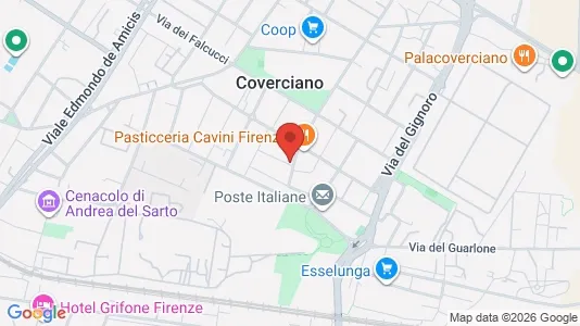 Apartments for rent i Florence - kort over placeringen
