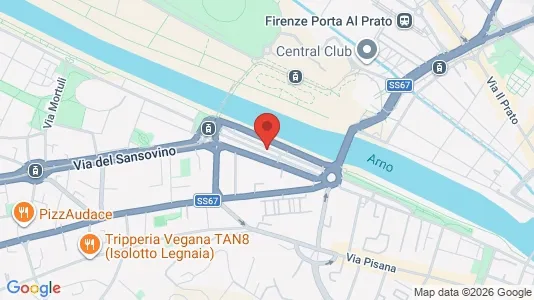 Apartments for rent i Florence - kort over placeringen