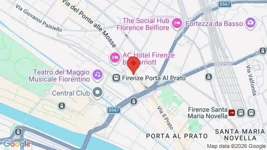 Apartments for rent i Florence - kort over placeringen