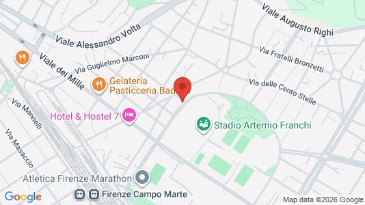 Apartments for rent i Florence - kort over placeringen
