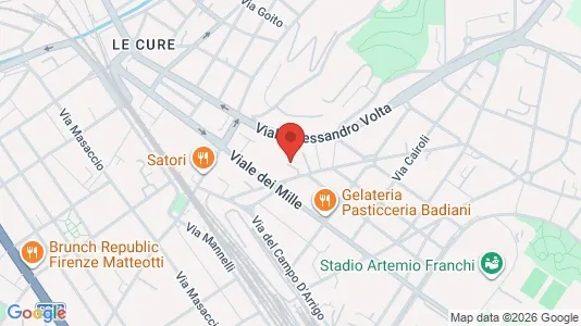 Apartments for rent i Florence - kort over placeringen