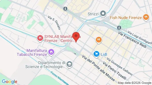 Apartments for rent i Florence - kort over placeringen
