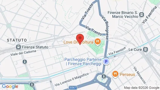 Apartments for rent i Florence - kort over placeringen