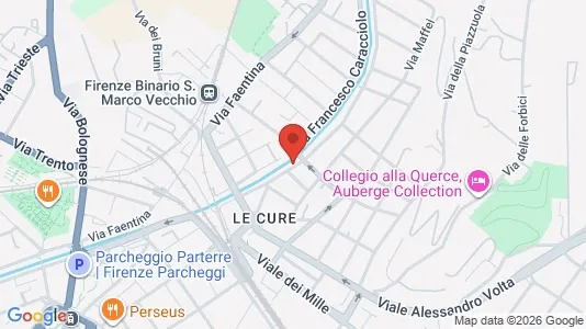 Apartments for rent i Florence - kort over placeringen