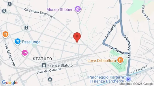 Apartments for rent i Florence - kort over placeringen