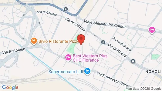 Apartments for rent i Florence - kort over placeringen