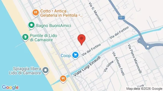 Apartments for rent i Camaiore - kort over placeringen