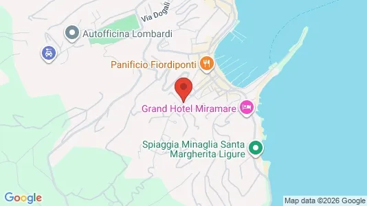 Apartments for rent i Santa Margherita Ligure - kort over placeringen