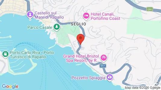 Apartments for rent i Rapallo - kort over placeringen