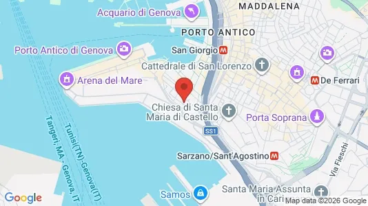 Apartments for rent i Genoa - kort over placeringen