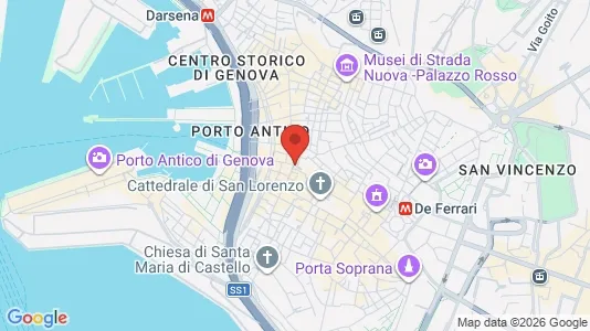 Apartments for rent i Genoa - kort over placeringen