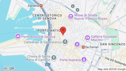 Apartments for rent i Genoa - kort over placeringen