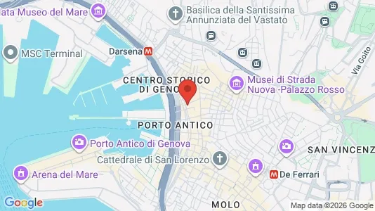 Apartments for rent i Genoa - kort over placeringen