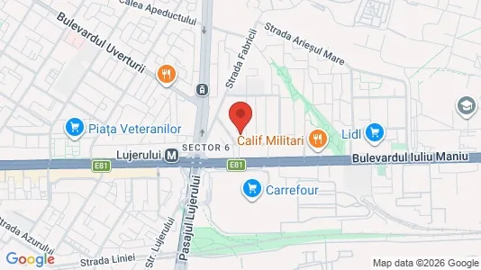 Apartments for rent i Bucharest - Sectorul 6 - kort over placeringen