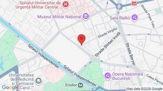 Apartments for rent i Bucharest - Sectorul 1 - kort over placeringen