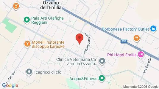 Apartments for rent i Ozzano dell'Emilia - kort over placeringen