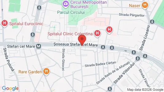 Apartments for rent i Bucharest - Sectorul 2 - kort over placeringen