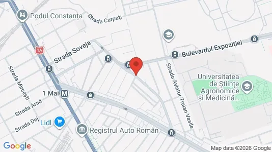 Apartments for rent i Bucharest - Sectorul 1 - kort over placeringen