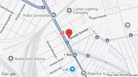 Apartments for rent i Bucharest - Sectorul 1 - kort over placeringen