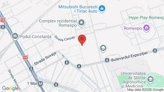 Apartments for rent i Bucharest - Sectorul 1 - kort over placeringen