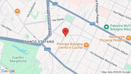 Rooms for rent i Bologna - kort over placeringen