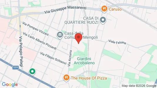 Apartments for rent i Bologna - kort over placeringen